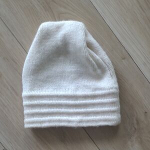 Wigwam 100% Wool Cozy Cream Knit Beanie Women Ski
